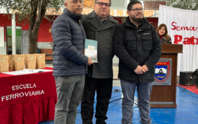 LOS ANDES: Escuela Ferroviaria firma alianza con FEPASA para potenciar identidad y pertenencia a sus estudiantes